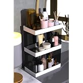 ATA HOME Makeup, Jewelry and Care Products Organizer Shelf Stand Oversized Makeup Organizer Two Tiers Multi-Purpose Organizer Sa