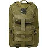 65 Lt Khaki Outdoor Backpack with Molle System, Waterproof, Multi-Eyed, Outdoor, Camping, Hunting, Daily Use, Men, Ka