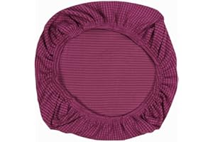 Yikko Elastic Spandex, coprisedili lavabili per sedie da ufficio, sala da pranzo, bar e feste di nozze (viola scuro)