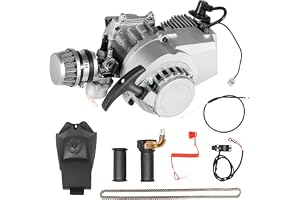 49 CC minimotor bensinmotor pocket bike motor 2-takts minimotor pull start för mini pocket ATV Dirt Bike