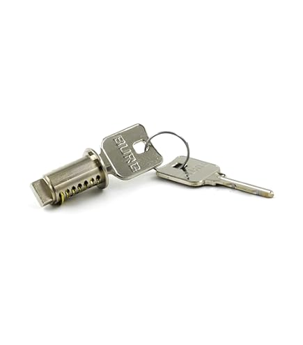 Gedotec Schließzylinder H6151 Symo – Wechsel-Zylinder Für Schrank & Büroschrank, Vernickelt – 1 Set Inkl. Kern