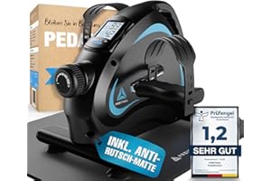 FREITHAL - Pedaltrainer LITE mit Anti-Rutsch-Matte & beleuchtetem Display - Leiser Arm und Beintrainer Senioren - Gelenkschonendes Mini Heimtrainer Fahrrad - Beintrainer für Zuhause - Inkl. Batterien