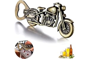 BESSIKON Apribottiglie per moto,in bronzo vintage,per moto,apribottiglie di birra,in metallo,per bar,feste,regali per uomini,regalo interessante per la birra