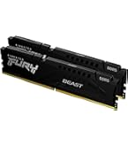 Kingston FURY Beast Black DDR5 16GB (2x8GB) 6000MT/s CL30 DIMM