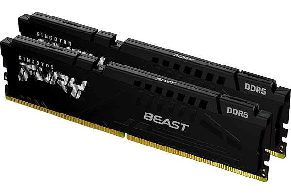Kingston FURY Beast DDR5 16GB 5600MT/s DDR5 CL36 DIMM Memoria gamer para Ordenadores de sobremesa Kit de 2- KF556C36BBEK2-32