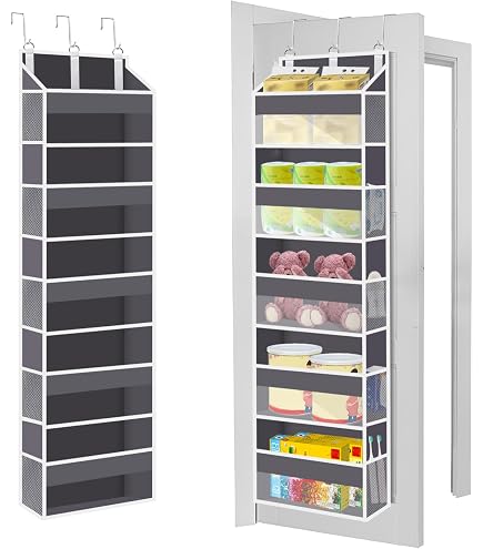 Organizer Da Appendere per Porta Con 5 Scomparti, Grande E Spazioso per Bagno, A