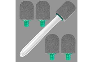 HSLXBY Pierre Ponce Toilette Nettoyage,5 Pièces Pierre Ponce avec Poignée Plastique,Pierre Ponce Wc,Brosse de Nettoyage en Pierre Ponce,pour Nettoyer Les Toilettes,Les Cuisines,Les Éviers (C)