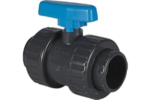 LionFlex PVC Kugelhahn DN 50 mm Klebemuffe x Klebemuffe