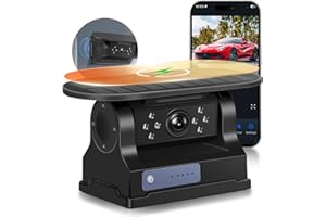 Hodozzy Wifi Solar Wireless Backup Camera with Magnetic Mount, 720P HD Reversing Camera Night Vision, Waterproof, DVR Recording & 10000mAh Battery for Cars, Trucks and Home Security–Easy Installation