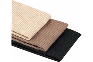 PROPOG Bandeau Cheveux Femme, 8cm Coton Bandeaux Mode pour Femmes Fille Élasticité Headband Antidérapant Yoga Sport Exercice Unisexe Accessoire Cheveux 3 Pcs