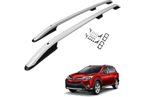 ‎CHROMEMASTER CHROMEMASTER | Dachreling Dachträger | Kompatibel mit Toyota Rav4 2013-2018; Zur Befestigung der Dachgepäckträger, Dachboxen oder Dachfahrradträger | Robuste Konstruktion aus Aluminium
