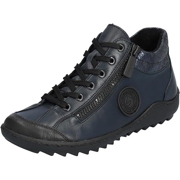 Baskets Montantes RIEKER Femme - L9802-60 - Beige - Fermeture éclair