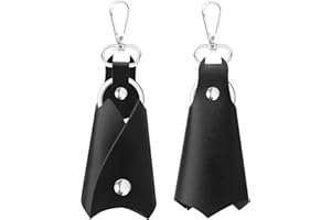 APOMOONS Batman 2 breloki do kluczy, etui na klucze męskie, z poliuretanu, organizer na klucze Batman, brelok do kluczy z uchwytem na klucze, organizer na klucze do samochodu, czarny, 17.5×10.5cm