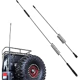 Share Goo 2 Adet 19,5 cm &amp; 29,0 cm Metal Anten Sim&uuml;lasyon Dekorasyon Aksesuarları Axial SCX10 90046 Traxxas TRX4 D90 D110 Tam