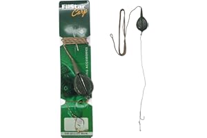 PRO FILSTAR Set di Pesca alla Carpa Completo - Piombo da Pesca 70g e Ami da Pesca N4 - Esche Pop Up - Boiles & Pellet - Montaggio In linea - Anti Tangle Sleeve - Filo Trecciato - Corda Intrecciata