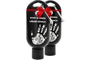 EVMT Brands Liquid Chalk, Mess-Free Gym Chalk for Weightlifting, Gymnastics, Rock Climbing, Dancing. Sweat-Resistant and Long Lasting for Stronger Grip.
