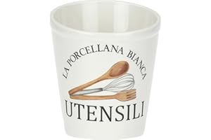 LA PORCELLANA BIANCA Porcellana Conserva uchwyt na przybory 14 x 15 x 18 cm Deco Gb, nylon/A