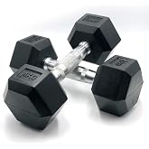 Mancuernas hexagonales ergon&oacute;micas con empu&ntilde;adura cromada y revestimiento de caucho. Dispo en: 2x2, 2x4, 2x5, 2x6, 2x8, 2x10