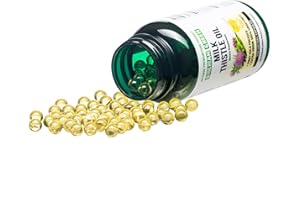 Siberian Green Milk Thistle Oil Capsules 200 Softgels Wild Harvested Siberia Altai Cold Pressed Unrefined