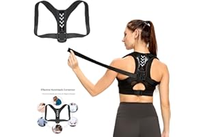 ZAHBRO Posture Corrector for Men and Women - Adjustable Clavicle Brace for Improved Posture and Back Pain Relief - Comfortable and Breathable Upper Back Support - Improve Posture and Confidence