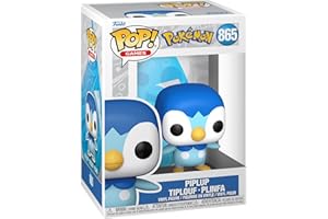 Funko Pop! Games: Pokemon - Piplup - Tiplouf - Figurine en Vinyle à Collectionner - Idée de Cadeau - Produits Officiels - Jouets pour Les Enfants et Adultes - Video Games Fans