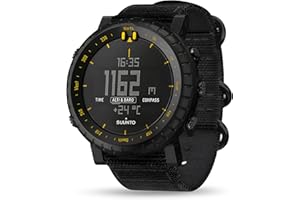 Suunto Core Sports Watch, Classic Outdoor Adventure Watch with Altimeter, Barometer & Compass, Dual-time Sunrise & Sunset Display, Temperature & Storm Alarm for Hiking, Mountain Use