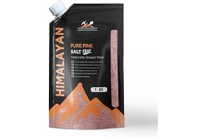 Pure Himalayan Pink Salt (Fine) 1kg | 100% Natural | Premium Unrefined | Vegan | Gluten Free | Reusable Packaging for Cooking, Detoxification, Table, Bath or Sole by Pak Salt Mines®