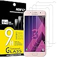 NEW'C 3 Pezzi, Vetro Temperato per Samsung Galaxy A3 2017 (SM-A320F), Pellicola Prottetiva Anti Graffio, Anti-Impronte, Senza