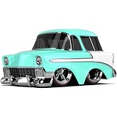MGA Entertaintment CarTuned S2 1956 Chevy Nomad - Mavi Custom Araba
