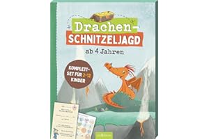 ARS EDITION Drachen-Schnitzeljagd ab 4 Jahren: Komplettset für 2-12 Kinder