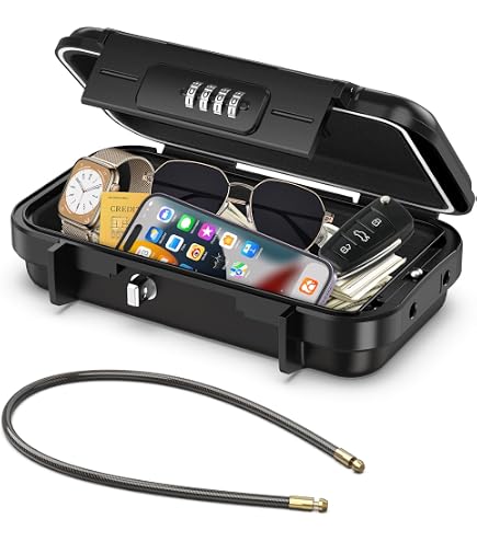 Transparente Medikamentenbox Mit Zahlenschloss - 29x23,6x19,1 Cm, BPA-frei, Sichere Aufbewahrung Für Snacks & Mehr