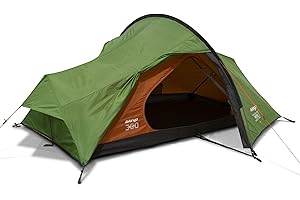 Vango Nevis Tunnel Tent Hiking Backpacking Wild Camping | DofE Recommended Kit | Waterproof, Easy Setup, Lightweight, Compact | Alloy Poles & 3000mm HH Material