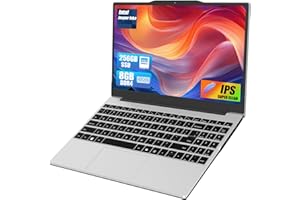 ‎MOLEGAR 2025 Neueste Tragbarer Laptop für Studenten und Unternehmen,14 Zoll Notebook Computer FHD IPS Display,8GB RAM 256GB SSD,Celeron N5095(Bis zu 2.9GHz,Beats N4020),QWERTY Numerische Tastatur,WiFi,Webcam