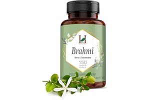 H&C HERBAL INGREDIENTS EXPERT H&C Brahmi Capsules / Tablets (Bacopa Monnieri) - 750 mg, 150 Capsules | for Rejuvenation for the Brain and Nervous System
