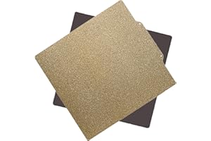 TIOPY Piatto di PEI Sheet Doppio Lati Testurizzato 250x265 mm, Piatto Stampante 3D Magnetico in Acciaio a Molla per Vyper M5 M5C