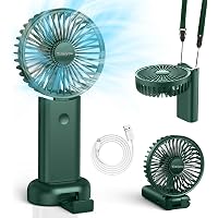 ColdSky F11 Portable Handheld Fan – Foldable, 3000mAh Rechargeable, LCD Display