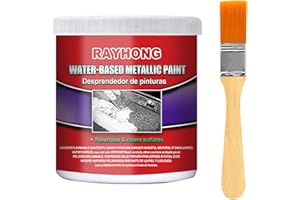Onlynery Rostentferner, 100 g Metall-Rostentferner auf Wasserbasis, Rostumwandler, Auto-Chassis-Entrostung mit Bürste, Lack auf Wasserbasis, Reparaturschutz Grundierung multifunktionales für Metall