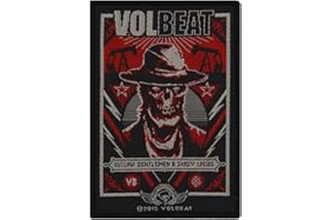 Grindstore Volbeat Ghoul Frame Patch Black 7x9.5cm