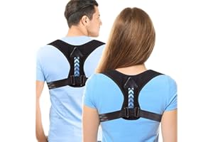 SEATEK Rückengurt Haltungskorrektur, Rücken Schulter Geradehalter, Rückenstützgürtel Verstellbare Herren und Damen,Rückengurt Posture Corrector Gesunde Körperhaltung, Lindert Rückenschmerzen