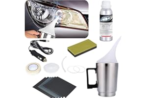MILIWAN Rinnova Fari Auto Kit Riparazione Fari Kit Lucidatura Fari per Riparazione di Ingiallimento/Graffi/Sfocatura/Crepe per Auto e Moto