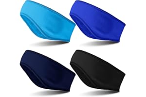 BBTO 4 Scalda Orecchie Invernali per Bambini Fasce Sportive in Pile per Inverno Paraorecchie per Corsa Sport