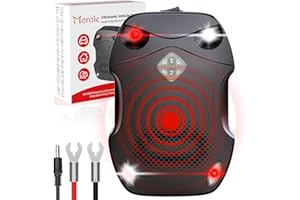 ‎MOROLE Morole Marderschreck Auto - Frei Mobil Marderabwehr mit Blitzlicht | 12V Autobatterie & AA-Batterie & USB | Marderschutz für Auto, Motorraum, Garten, Dachboden, Haus