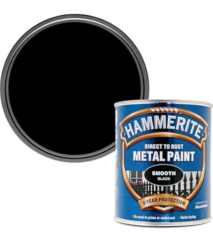 Hammerite Direct To Rust Metal Paint Smooth Black - Jim's DIY - View #13