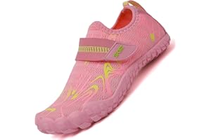 Lvptsh Chaussures Aquatiques Enfants Garçons Filles Chaussures d'eau pour Plage Séchage Rapide Pieds Nus Piscine Surf Sport Aquatique