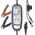 OptiMate 2 Duo 12v Lithium and Lead Acid Automatic Battery Charger Maintainer, Black