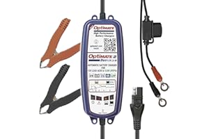 Optimate 2 DUO - Chargeur-Mainteneur de batterie 12V/12,8V 2A en 5 étapes