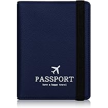 Porta-passaporto In Pelle PU Con Blocco RFID - Custodia Per Documenti Di Viaggio - Compatibile Con Carte Di Credito E ID - Foto 4