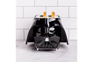 Uncanny Brands Star Wars - Tostapane a forma di Darth Vader Halo, si illumina e emette suoni spada laser