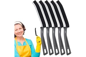 Pratvider cepillo para limpieza de grietas para esquinas muertas Cepillo de fregado multipropósito para grietas suministros para el hogar para ventanas pequeñas Puerta Ranura de riel Gap