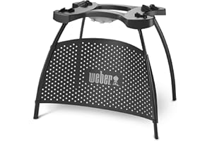 Weber Grill Stand/For for Q 1000/2000 Series Gas Barbecues, Sturdy Metal Base, Comfortable Cooking Height, Stable & Secure, 70 x 66 x 53.5 cm